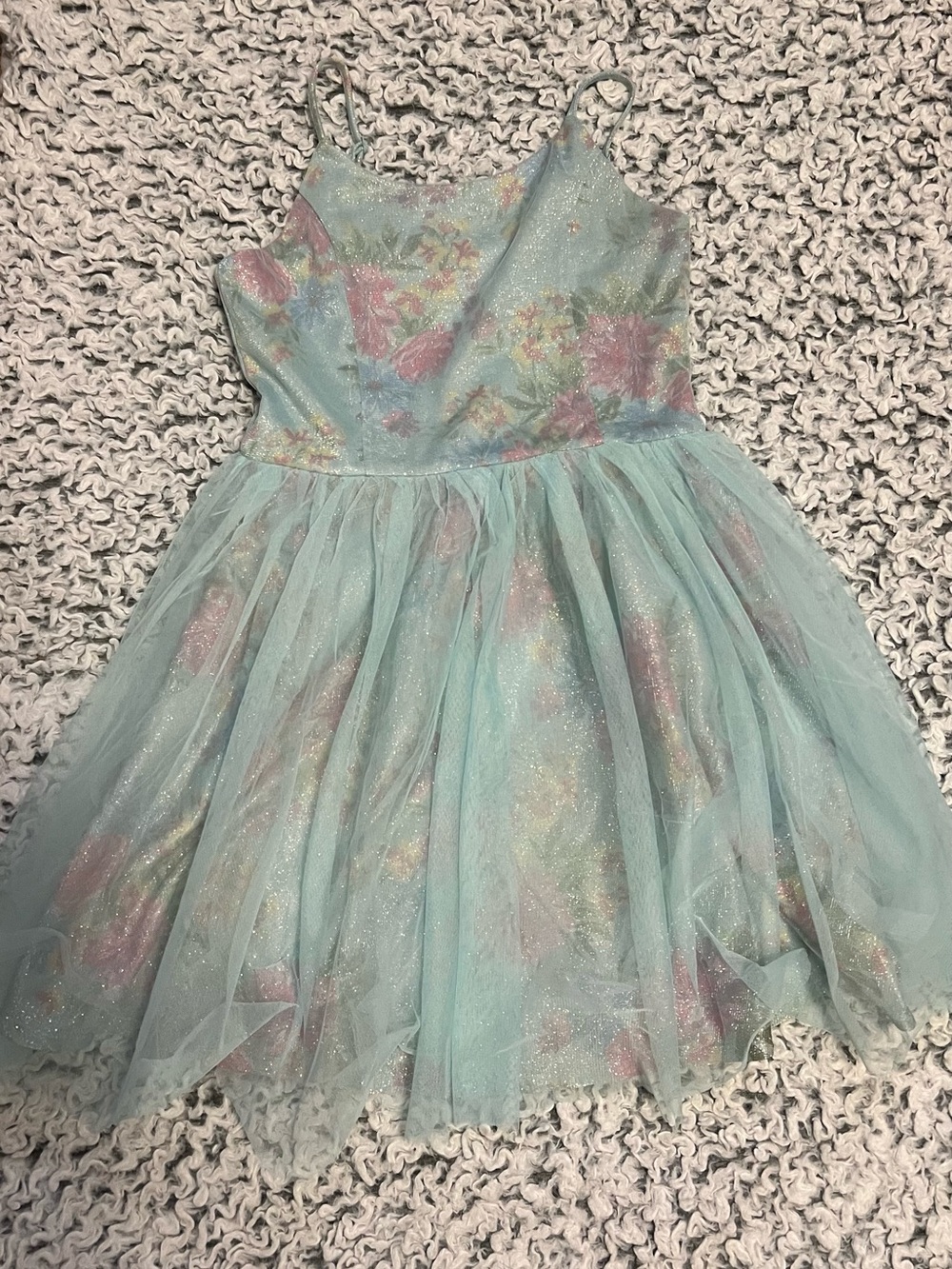 Zenzi Floral Tulle Dress